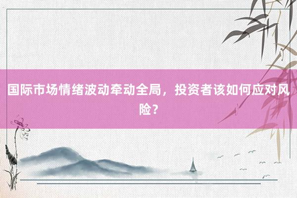国际市场情绪波动牵动全局，投资者该如何应对风险？
