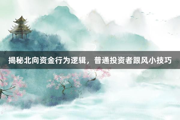 揭秘北向资金行为逻辑，普通投资者跟风小技巧